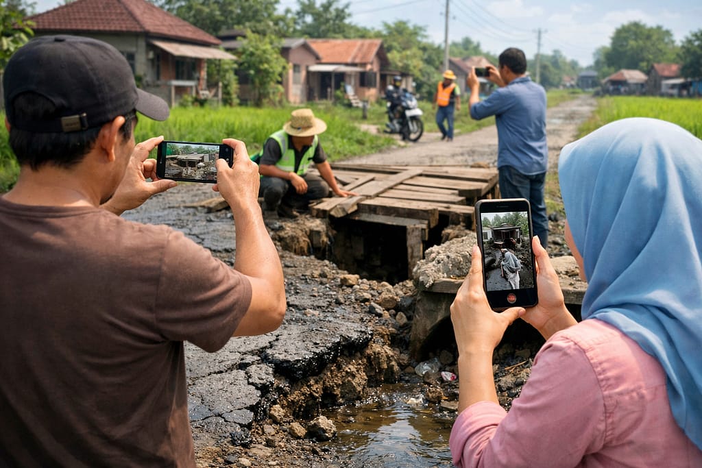Pemkab Wajo Libatkan Masyarakat dalam Pemantauan Infrastruktur, Foto dan Video Jadi Bukti Lapangan